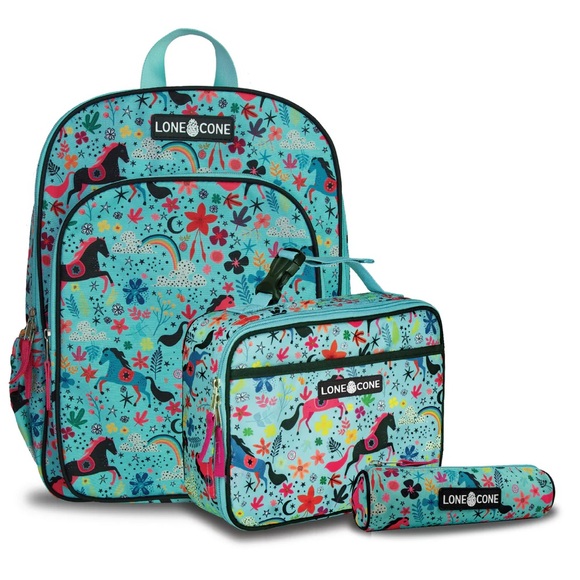 Kids School Backpack and Lunchbox Set